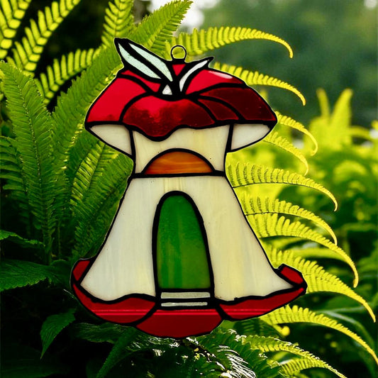 Apple Core Stained Glass Sun Catchers